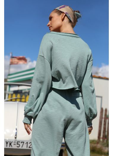 Product Image: SPRING MELODY GREEN SWEATER