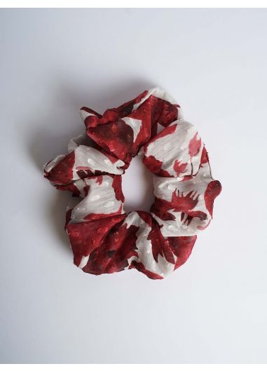 Product Image: FLORAL HAIR SCRUNCHIE