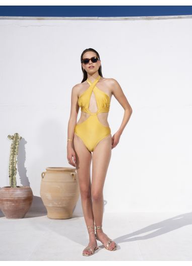 Product Image: ZELIE GOLD SWIMSUIT