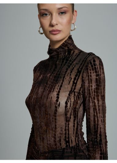 Product Image: LOREDANA BROWN BODYSUIT